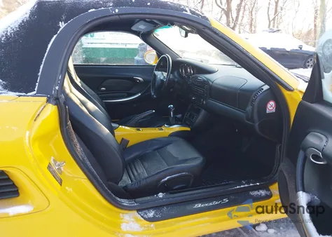 2002 Porsche Boxster S from USA, damaged, VIN WP0CB29872U660334